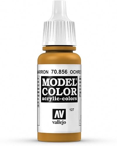 Vallejo Model Color Ochre Brown 17 ml Acrylic Paint Waterbased Non-Toxic