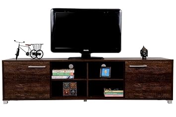 DeckUp Uniti TV Stand and Home Entertainment Unit (Wenge, Matte Finish)