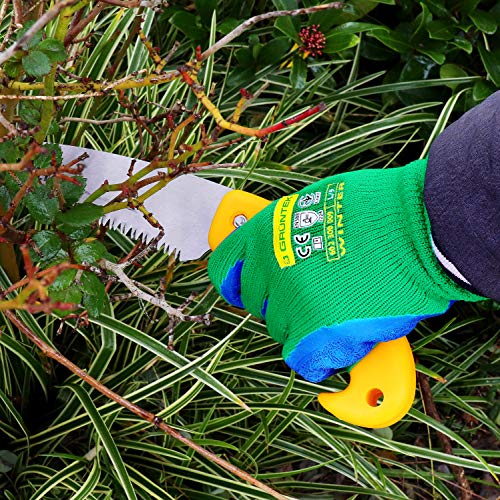 GRÃNTEK Winter-Arbeitshandschuhe Wasserdicht, Gefüttert mit Thermo-Innenfutter - Latex Gartenhandschuhe Winterschutzhandschuhe | Schutzhandschuhe, Kälteschutz Grip für Garten, Arbeit, Baustelle – Bild 7