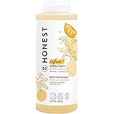 The Honest Company Foaming Bubble Bath, Naturally Derived, Tear-free, Hypoallergenic, Citrus Vanilla Refresh, 12 fl oz