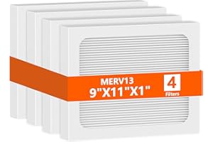 MGCADI 9 x 11 x 1 MERV 13 Replacement Dehumidifier Filter Compatible with Santa Fe Compact70, Ultra70, UA 65H dehumidifier Models, Element, Compact 2 Upgraded, 4 Packs