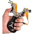 High-Precision Professional Slingshot Laser Aiming Flat Leather Slingshot Rope Art Wrapped Slingshot Outdoor Hunting Catapult