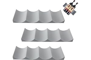 3 Pcs Plastic Wine Rack,Wine Rack Countertops Display Stand Kitchen Storage Can Bottle Holder,to Stack Bottles, Cans, Beer, S