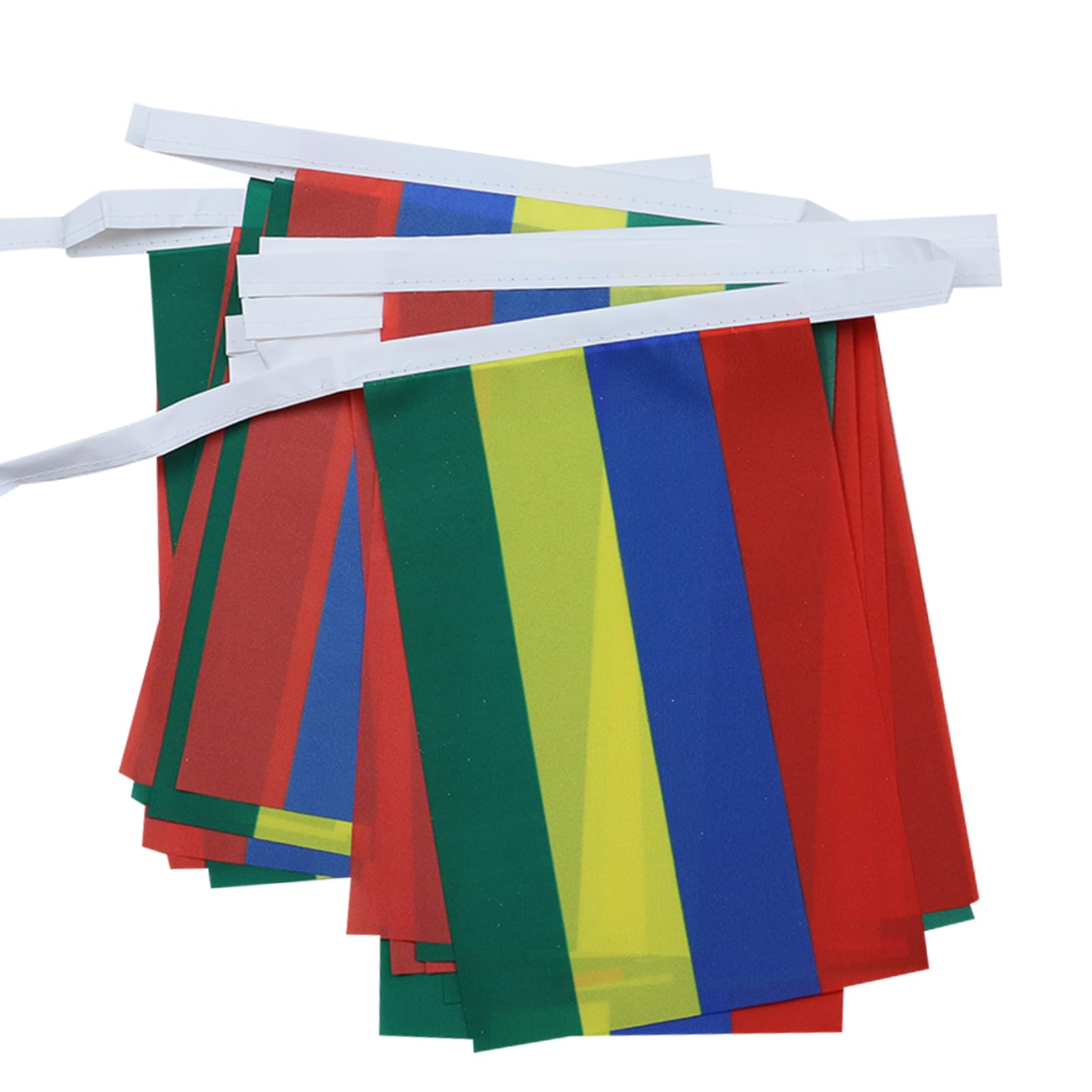 AZ FLAG - Mauritius Bunting Flag - 40 Ft Garland with 20 Mauritian Flags 18'' x 12'' - 100% Polyester String Pennant - 12 meters