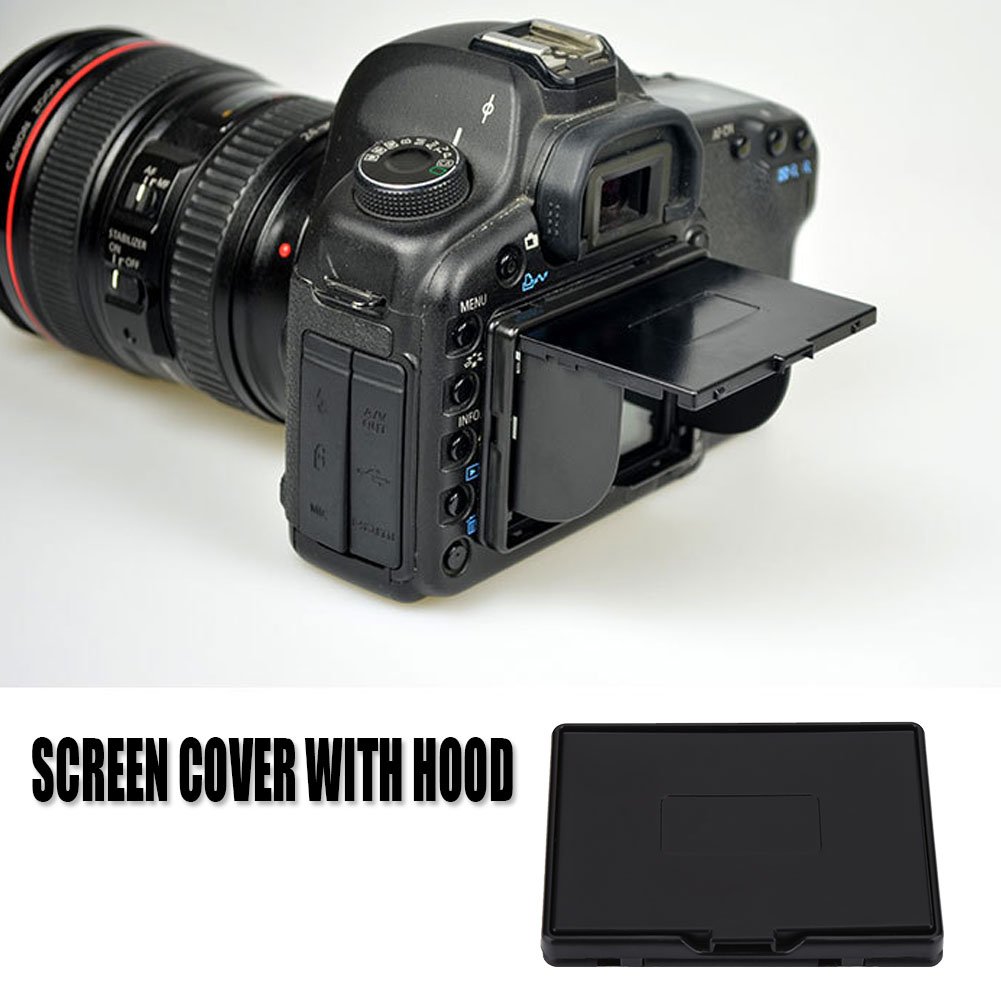 Acouto Screen Cover  3 Inch Camera LCD Monitor Screen Cover Sun Shade Hood Flexible Protective Cover