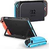 Spigen for Nintendo Switch 2 Case, Nano Pop Designed for Switch 2 Case (2025) Slim Fit PC Dockable Cover with Detachable Joy-Con and Kickstand - Special Edition