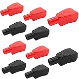 Bonsicoky 8 Pcs Battery Terminal Covers, Positive