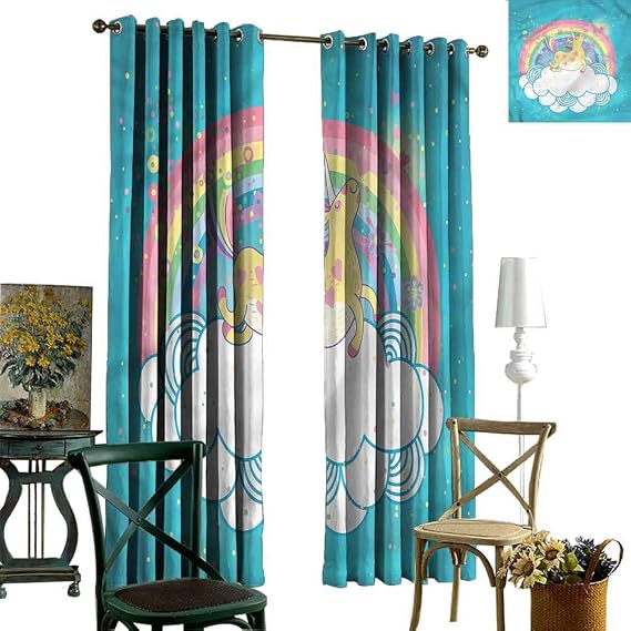Amazon.com: Blackout Curtains and Drapes - Rainbow Super Heavy-Duty