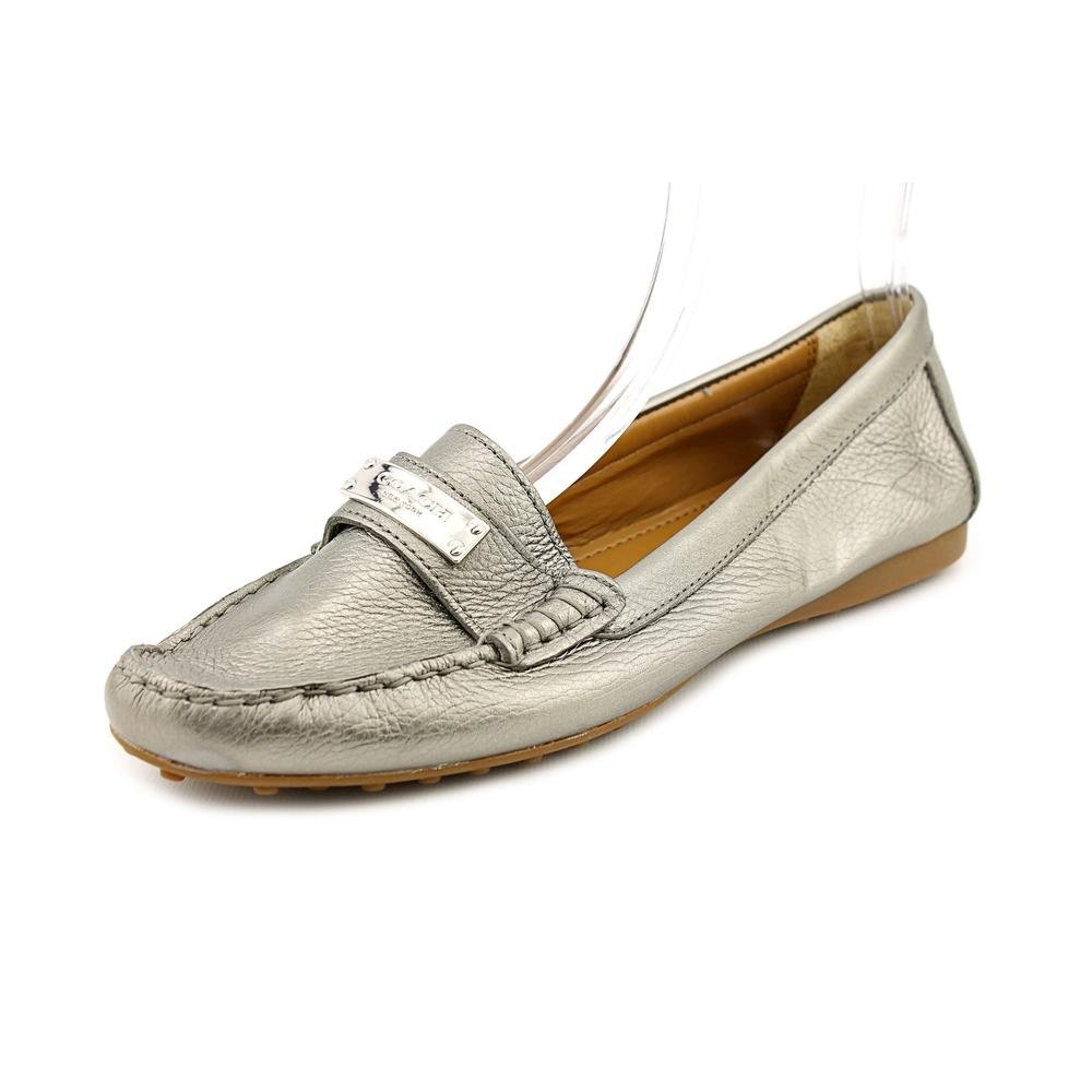 Coach Women's Fredrica Metallic Tumbled LoaferPewter5.5