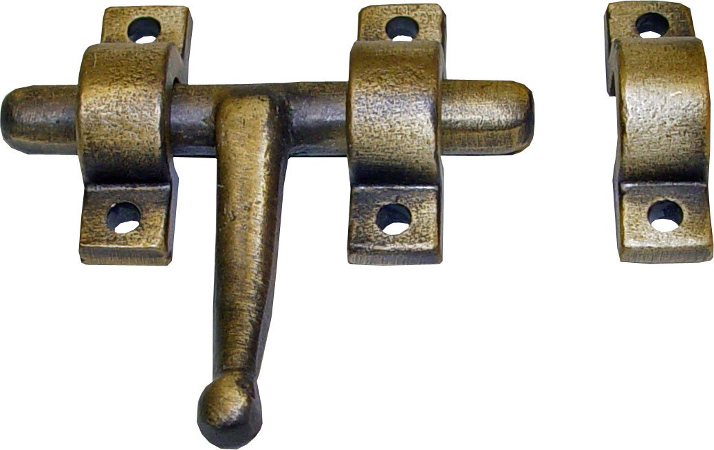 IMEX EL ZORRO 76818 60mm Rustic Brass Bolt, Bronze