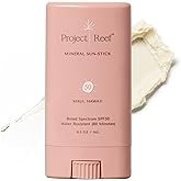 Project Reef SPF 50 Mineral Sunscreen Stick – Compact SPF Stick, Hawaii Reef Act 104 Compliant, Vegan, Ocean-Friendly, Water-Resistant, 0.5 oz
