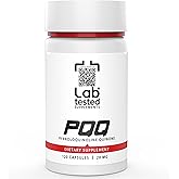 Lab Tested Supplements - PQQ - Pyrroloquinoline Quinone - 120 20mg Capsules - 3rd Party COA provided with Every lot # - 4 Month Supply