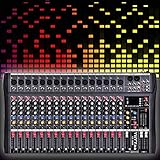 8/12 Channel Audio Mixer Sound Mixing Console with