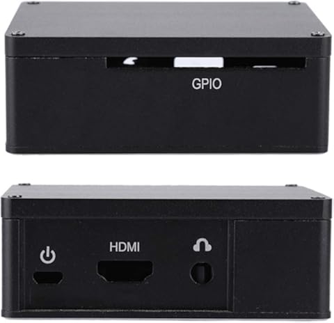 Exliy Estuche para Raspberry Pi 3 B +, aleación de Aluminio Estuche para Raspberry Pi 3 B +