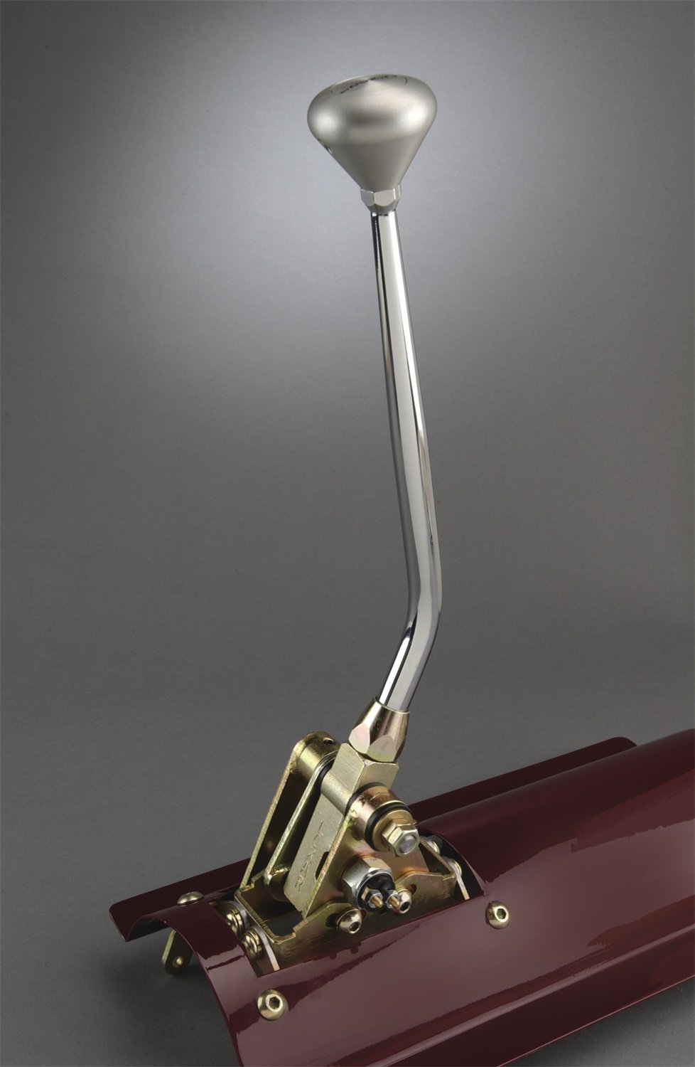 Lokar FMS6AODBM 16 Floor Mount Shifter with Mushroom Shaped Knob for