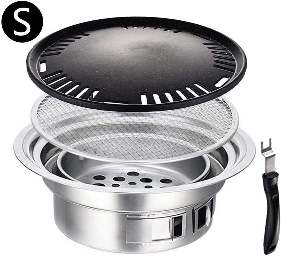 Ardentity Camping Grill Picknickgrill BBQ Grill, Holzkohlegrill Grillwagen Holzkohle Grill Standgrill Barbecue Kohlegrill für BBQ Party Garten Camping