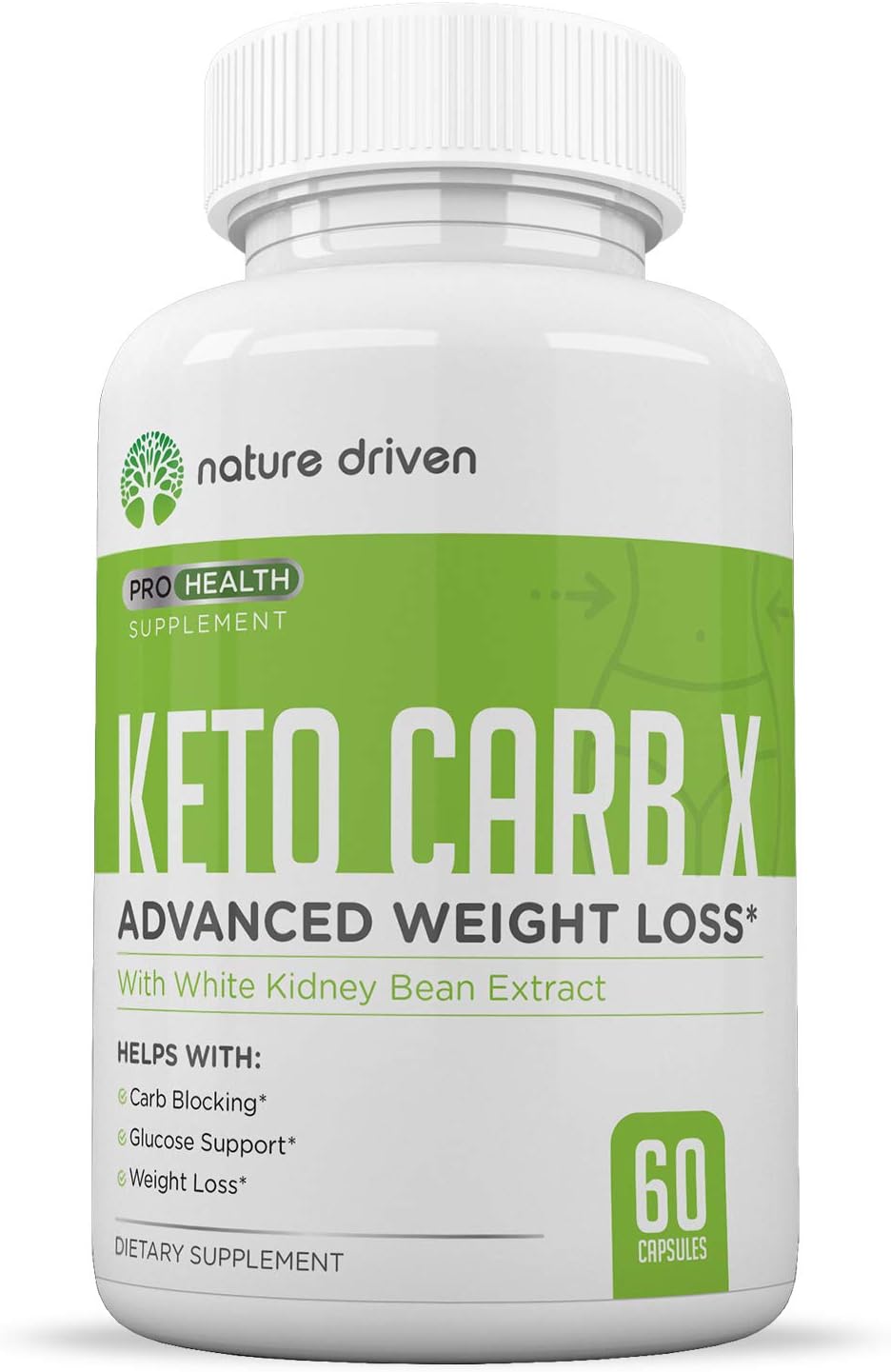 Keto Carb Blocker for Weight Loss - Keto Diet Pills - Appetite Suppressant for Men & Women - Lose Belly Fat - Boost Metabolism - Starch Blocker - 60ct