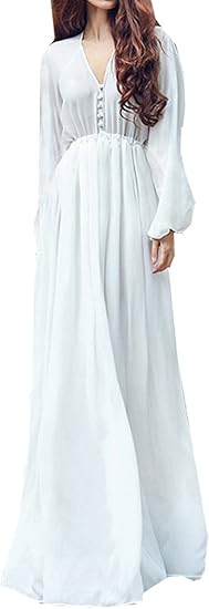 womens long white maxi dress