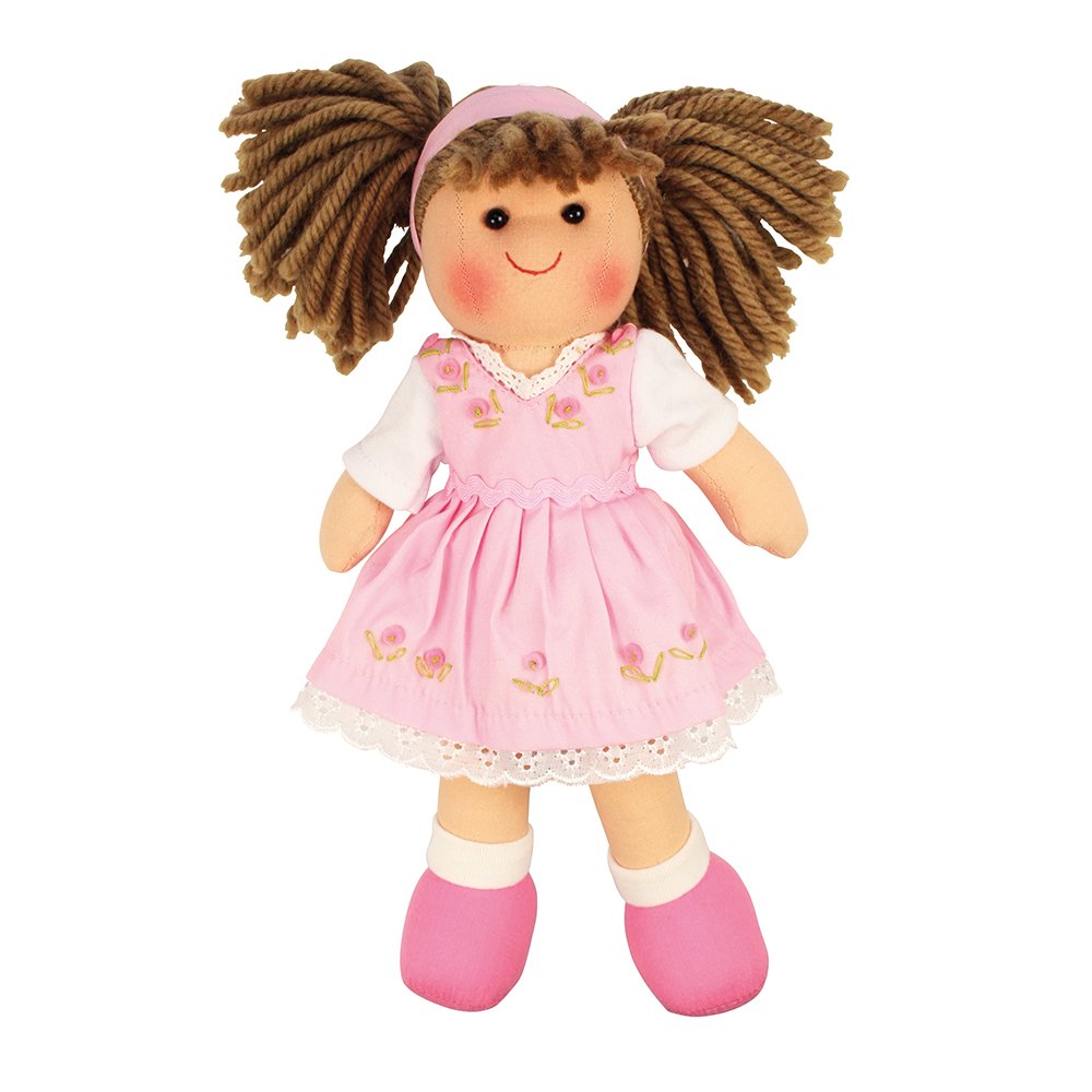 Bigjigs Toys Rose Doll - SMALL Ragdoll Cuddly Toy — image 1