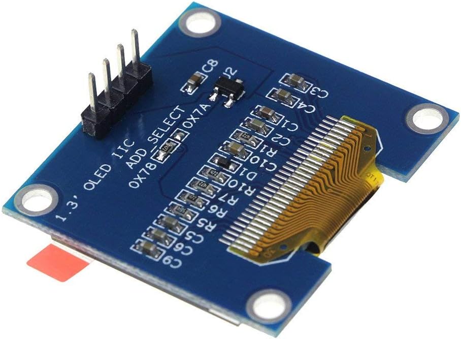 DollaTek 2Pcs 1.3" IIC I2C Serial 128x64 SSH1106 OLED LCD Display LCD Module for Arduino AVR PIC STM32 - Blue font - Image 5