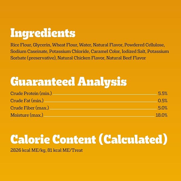PEDIGREE TWISTY CHEWS SMALL LONG-LASTING DOG TREATS CHICKEN & BEEF FLAVOR, 9.17 OZ. POUCH, PACK OF 4 (40 COUNT)