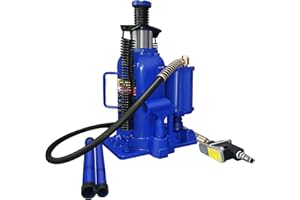 Mophorn Air Hydraulic Bottle Jack 20 Ton Bottle Jack Blue Air Jack Heavy Duty Auto Truck Repair Lift