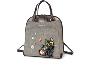 CHALA Convertible Backpack Purse - Women Convertible Shoulder Purse with Adjustable Strap