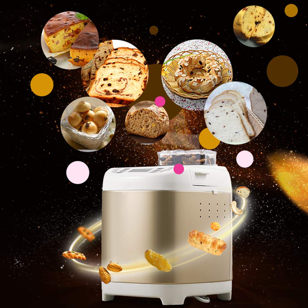 FUDIV Máquina De Pan Personalizada, 18 Menús Máquina De Pan ...