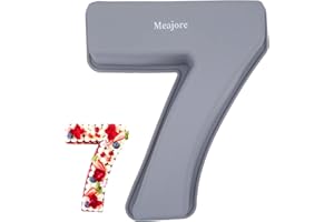 3D Number Cake Pan,Silicone Baking Letter Ectangle Novel Cake Tins for Birthday Festival and Relationship Marry Anniversary W