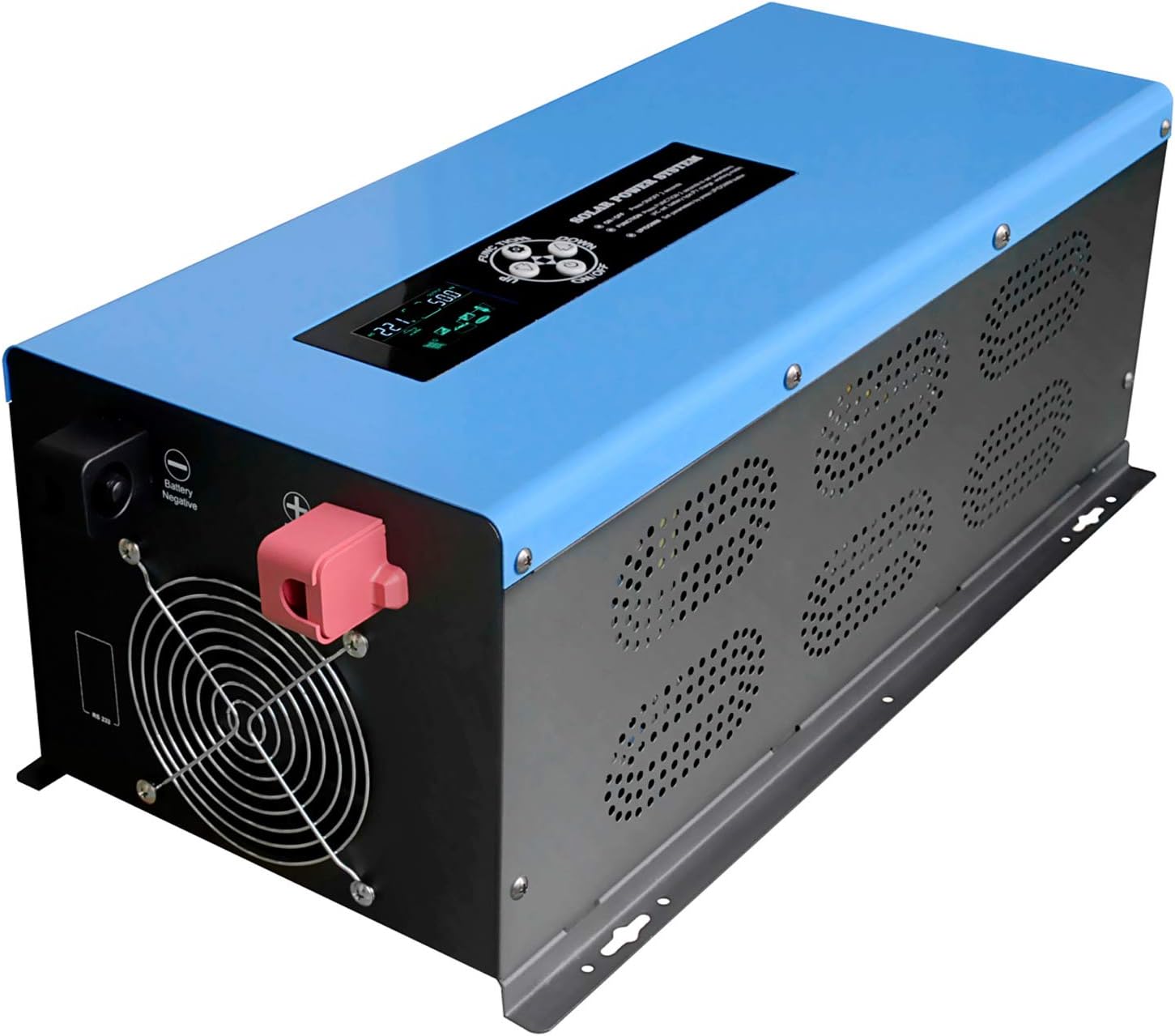 aeliussine Inverter 3000W AC/DC to AC Pure Sine Wave Hybrid Solar Inverter 110V/24V to 110V