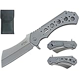 S-TEC 10.25" Ball Bearing Cleaver Folding Knife