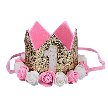 Buy Yeahibaby Baby Princess Flower Crown Hat Toddler One Year