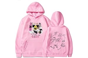 APPIRA Unisex Kpop Stray Kids Hoodie Sweater New Album Maxident Hooded Sweatshirt for Women Men