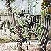 JOYIN 3 Pack Halloween Giant Spider Decorations, Realistic Looking Hairy Spiders with Giant Halloween Spider Web for Halloween Outdoor Indoor Decorations Props