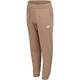 New Balance Girls Sweatpants - Soft Fleece Joggers with Drawstring Waist & Pockets - Casual Athletic Sweatpants for Girls