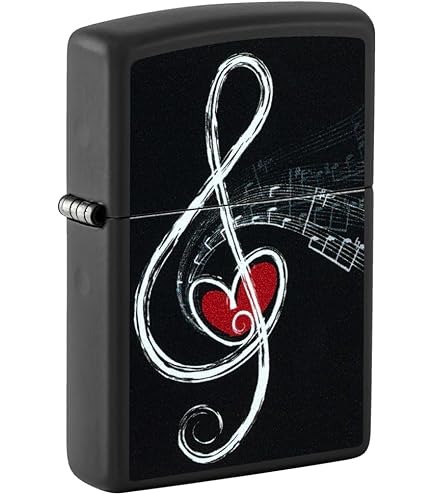 Amazon.com: Zippo Lighter: Guitar and Music Notes, Engraved - High