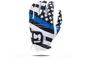 BG Bender - Mens Golf Glove, Durable Mesh Golf Gloves, Unique Golf Gloves