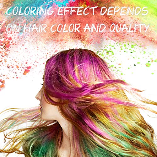 Hair Chalk, 10 Colors Hair Chalk Pens Non-toxic Washable Hair Dye Chalk Set For Kids And Teen- Best Birthday Christmas Halloween New Year Gifts for Girls Boys