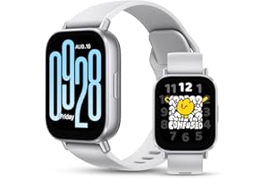 XIAOMI Redmi 5 Active Smart Watch, Step Counter Sport Watch for Women Men with 2" LCD Large Display, 140 Sports Modes, 5ATM Waterproof (Active-Matte Silver)