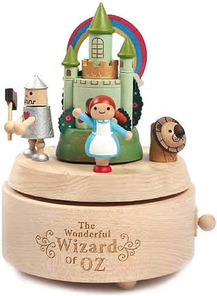 Wooderful Life Boite A Musique En Bois Artisanale Magicien D Oz Avec Double Rotation Amazon Fr Cuisine Maison