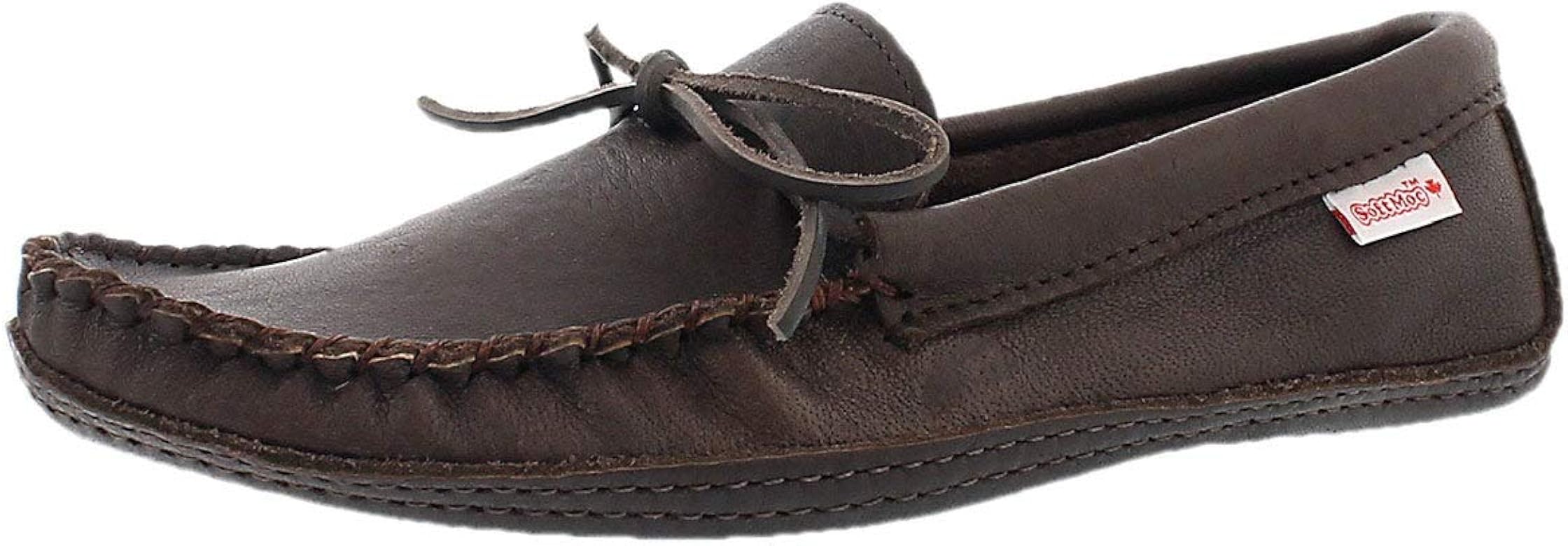 mens unlined moccasin slippers
