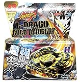 L-Drago Gold Beyblade 4D Top Metal Fusion Fight Master New + Launcher