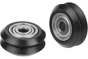 HYUDUO FTVOGUE 20pcs V-shape Groove Wheel 5mm Bore 625 Bearing Pulley Accessories for CNC 3D Printer