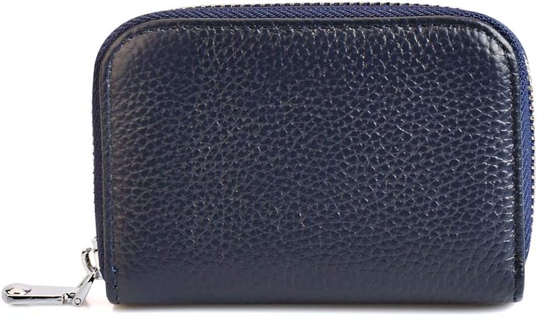 Credit Card Holders Wallet - RFID Blocking Card Protector Zipper Card Cases 12 Slots Small Wallet for Women Men