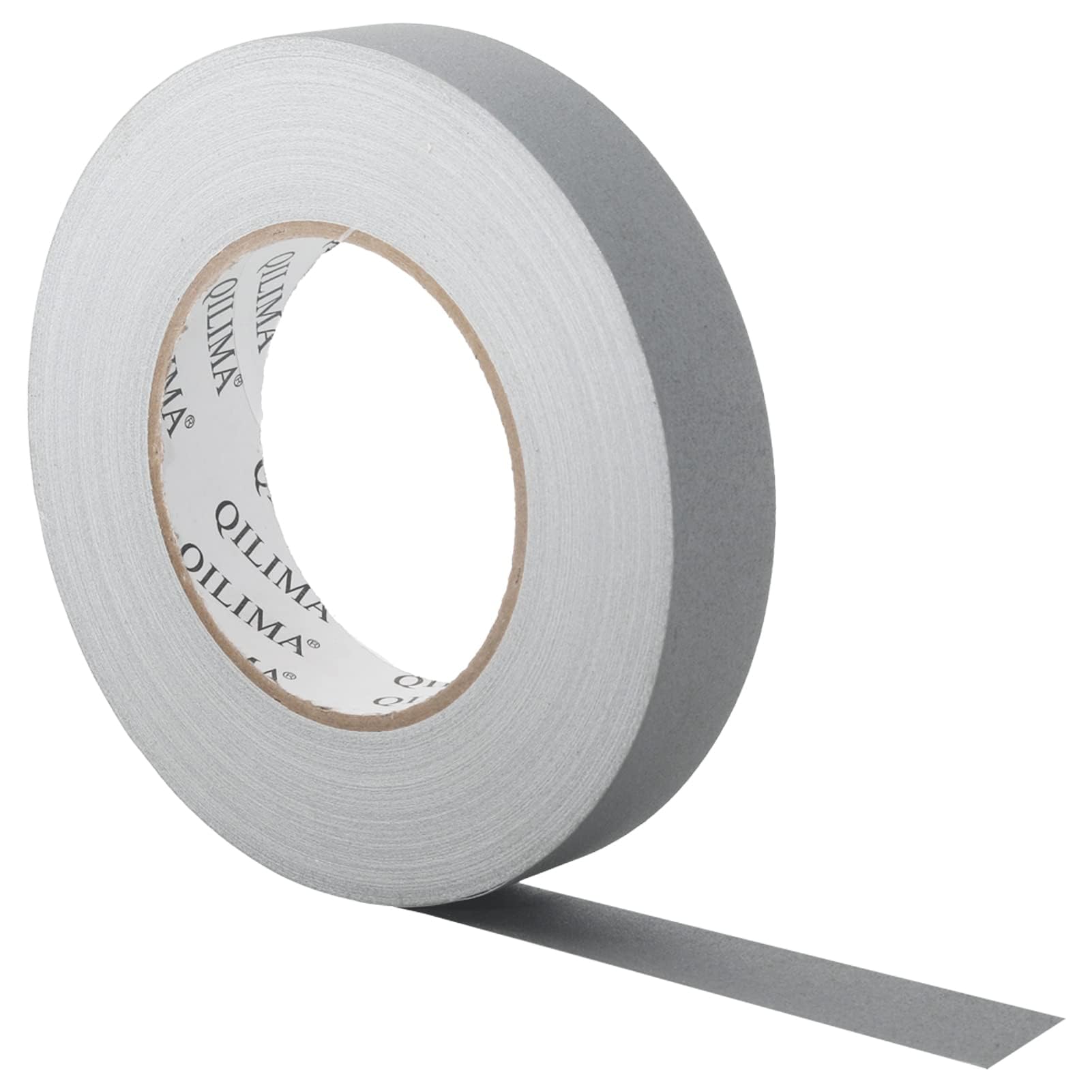 Photo 1 of QILIMA Grey Gaffers Tape, Hand Tear Self-Adhesive Gaffer Tape for Labeling, Cable, Stage, Photography, Matte Non-Reflective, 1inch x 60yds,1 Pack