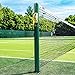 Vermont Round Tennis Posts [Optional Sockets] | ITF Regulation Posts - Brass Winder Included