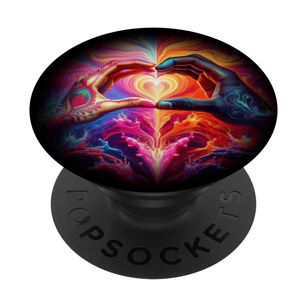 PLUR EDM Music Festival Rave Hippie Boho Kandi Fun Summer PopSockets Swappable PopGrip