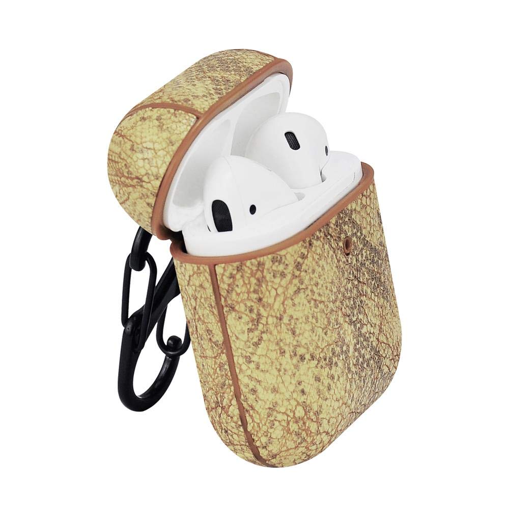 TERRATEC AirBox Snake Skin Pattern Brown Apple AirPods Case