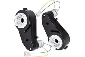 CILEHALL 24v Motor RS555-50000RPM for Power Wheels，High-Speed Steel Gears Motor Gearbox for Kids Ride on Car -18V-24V Motor Conversion Kit,Upgrade Replacement Parts