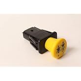 Rotary PTO Switch Fits Scag 485833 483957 Delta 6205-131B 10 Amp 1.4" Diameter Yellow